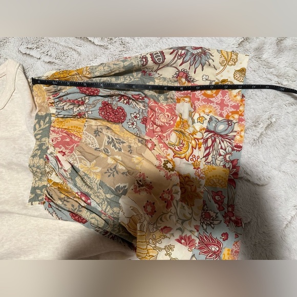 Mittoshop floral patchwork batwing sleeve blouse - Picture 5 of 12